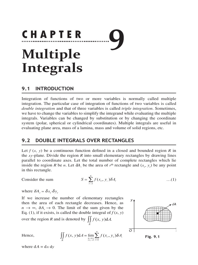 UNIT 4 - Multiple Integrals-2 | PDF | Integral | Mathematics