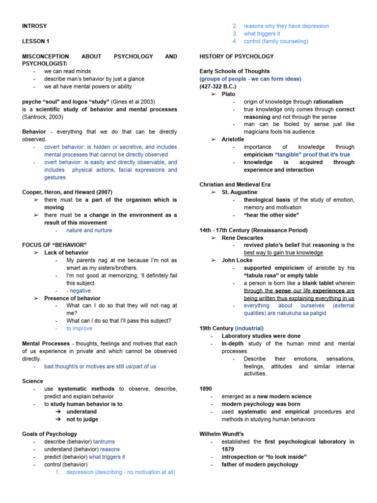 Misconceptions in Psychology Explained | PDF | Psychology | Cognitive ...