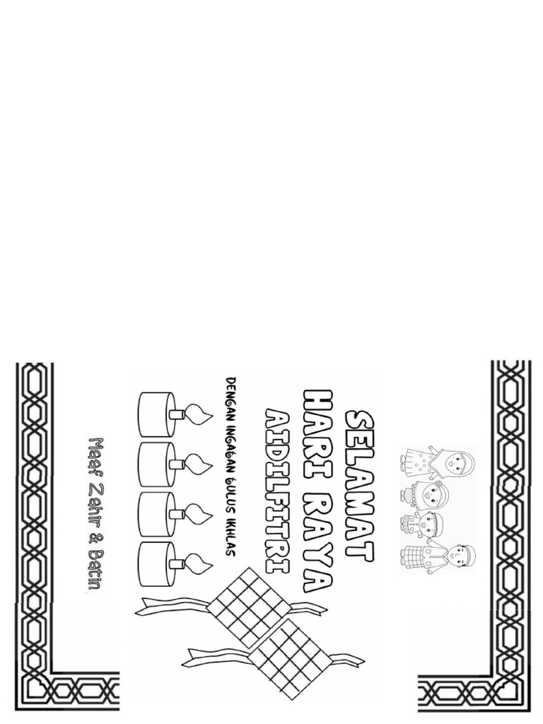Contoh Kad Raya | PDF