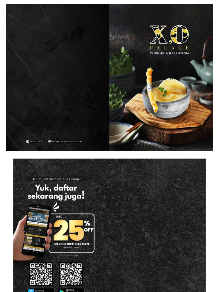 PDF Buku Menu Xo Palace - 25 Okt25 | PDF
