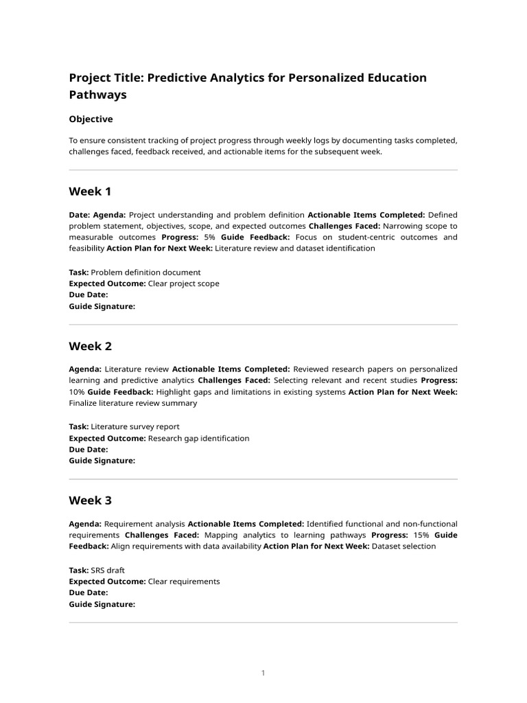 Predictive Analytics in Education Project | PDF | Data Analysis | Analytics