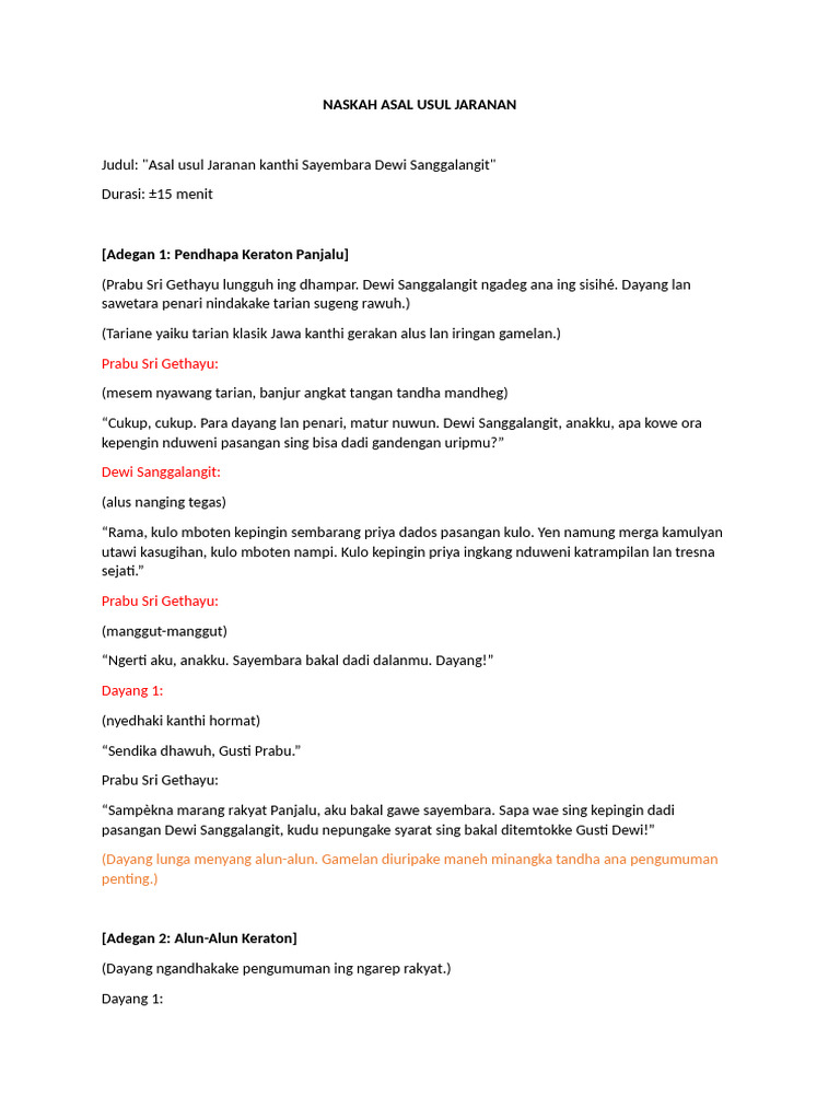 Naskah 1 | PDF