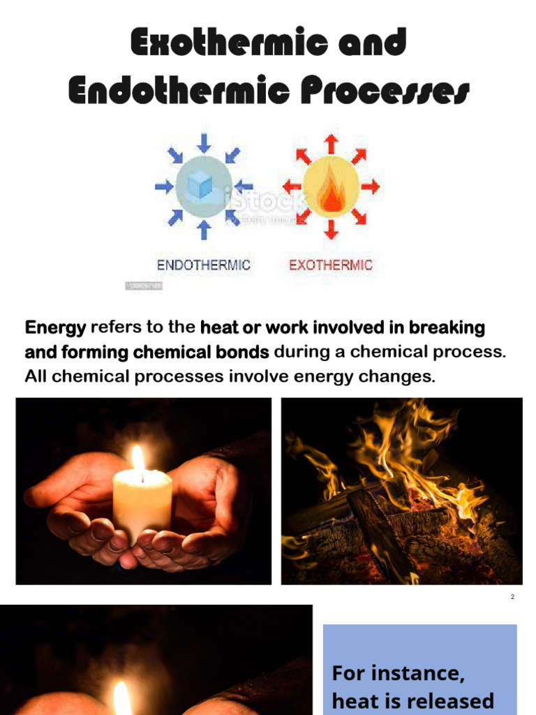 Exothermic vs Endothermic Processes Explained | PDF | Reaction Rate ...