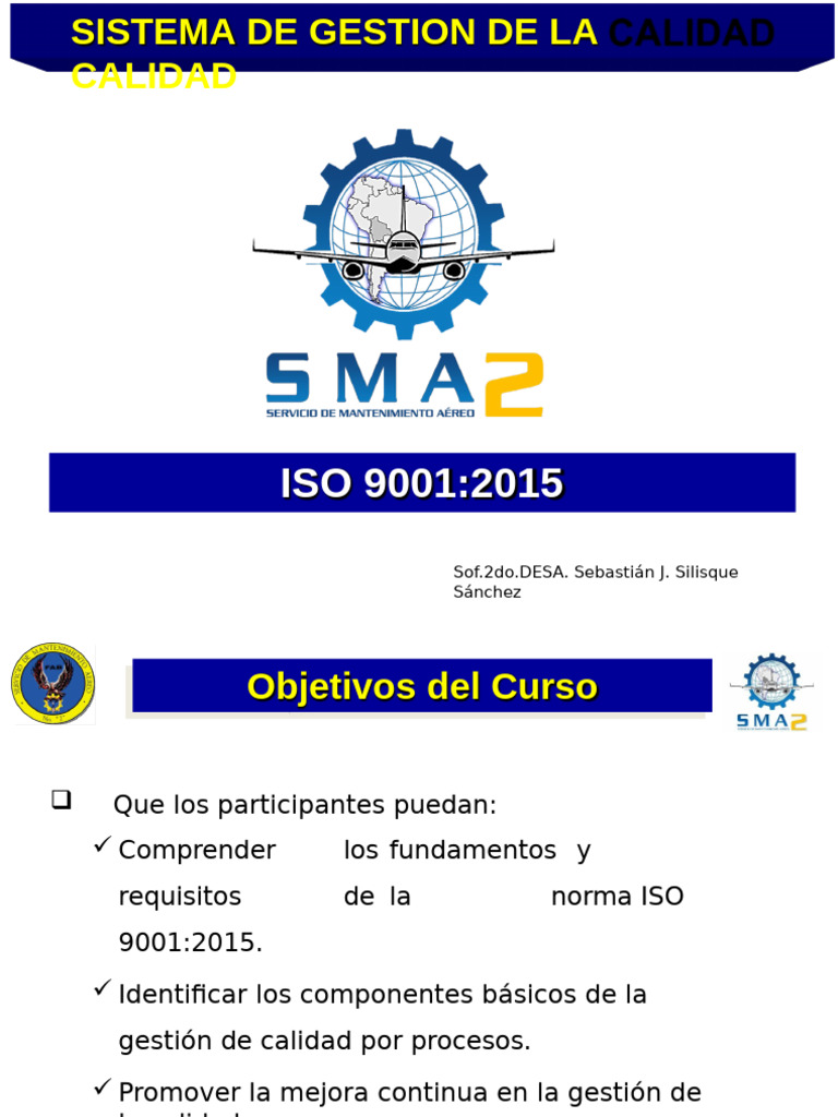 Curso sobre ISO 9001:2015 y Calidad | PDF | Calidad (comercial ...