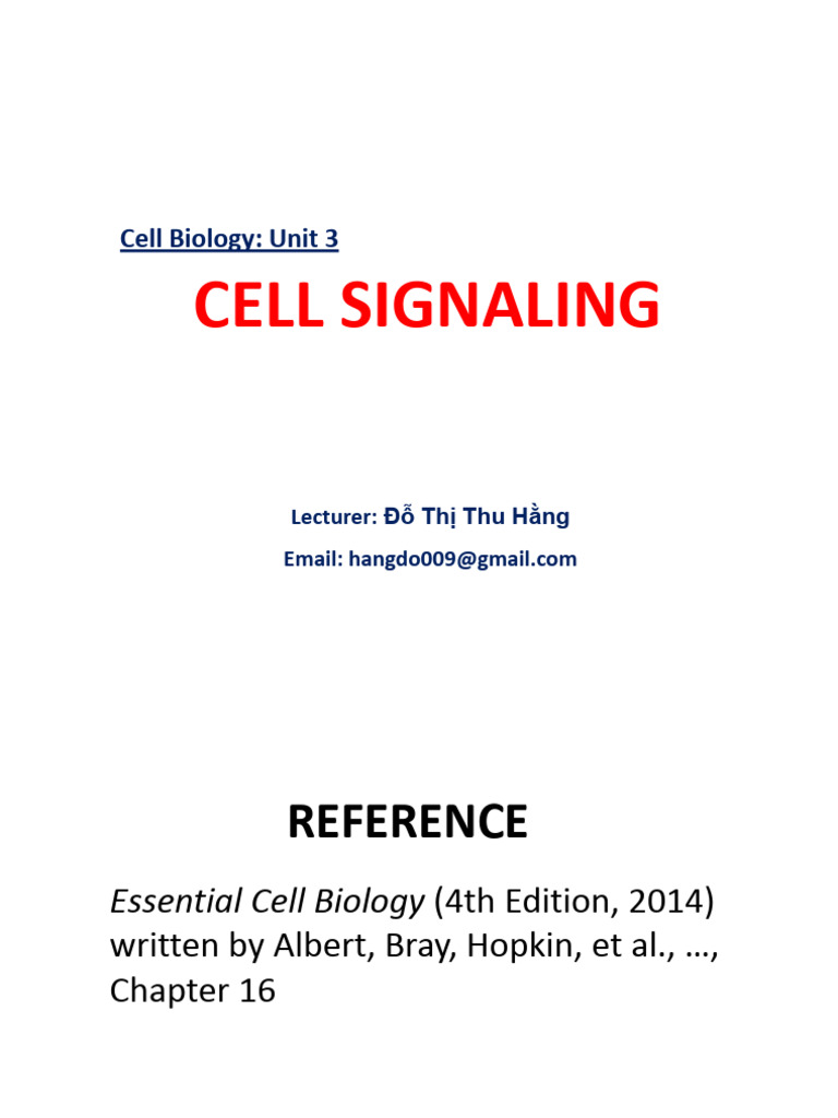 Cell Signaling Principles and Mechanisms | PDF | Cell Signaling | Hormone