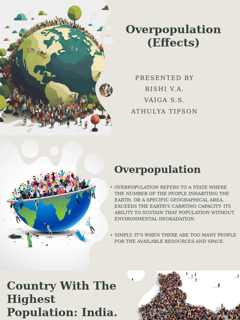 Effects of Overpopulation Explained | PDF | Pollution | Human ...