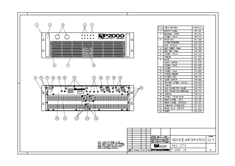 P2000 Spare Parts Plan | PDF