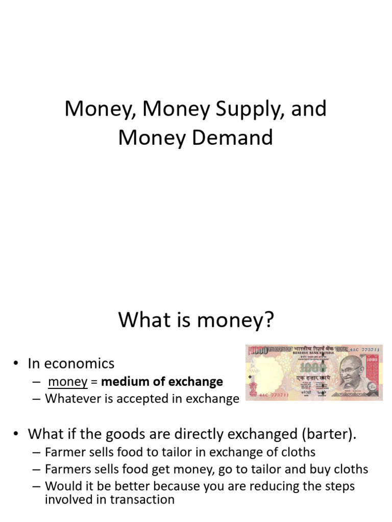Understanding Money Supply and Demand | PDF | Money | Fractional ...