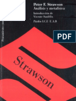 Strawson Analisis y Metafisica OCR