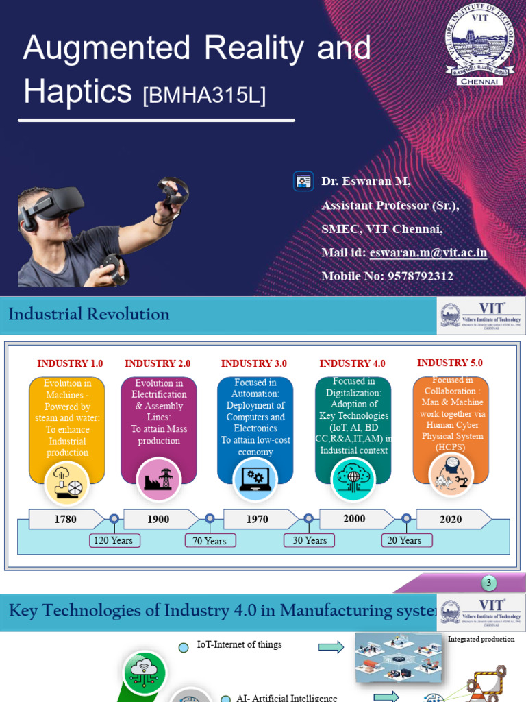 Augmented Reality and Haptics Overview | PDF | Virtual Reality ...