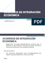 Acuerdos de Integracion Economica