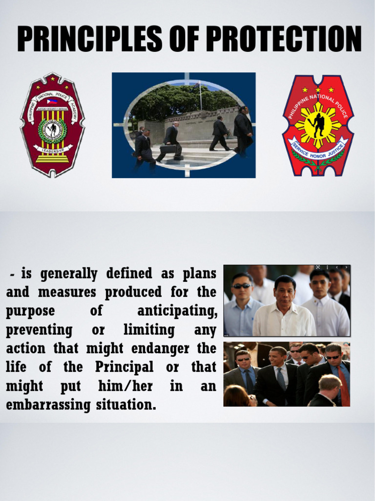 VIP Week 3-B Principles of Protection pdf | PDF | Assassination ...