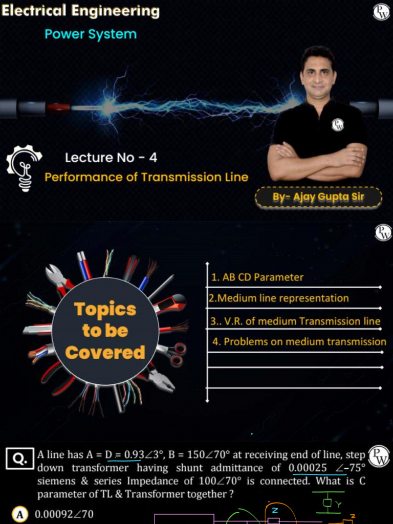 Performance of Transmission Line 04 _ Class Notes | PDF