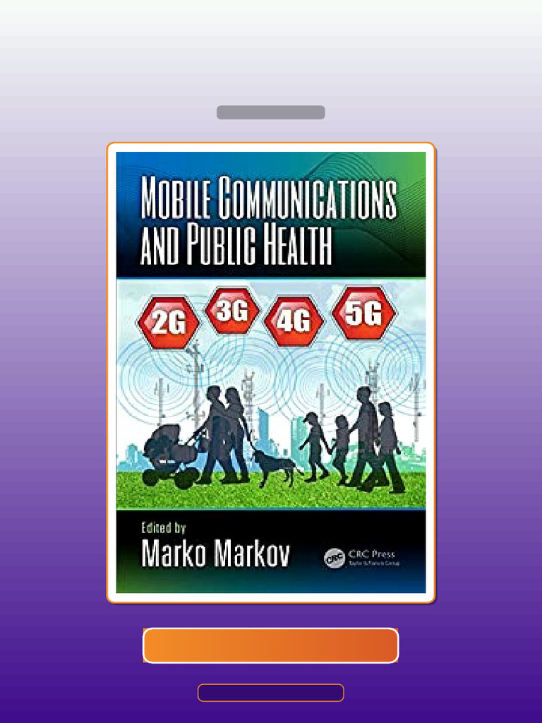 Mobile Communications and Public Health by Marko Markov E-book Testbank ...