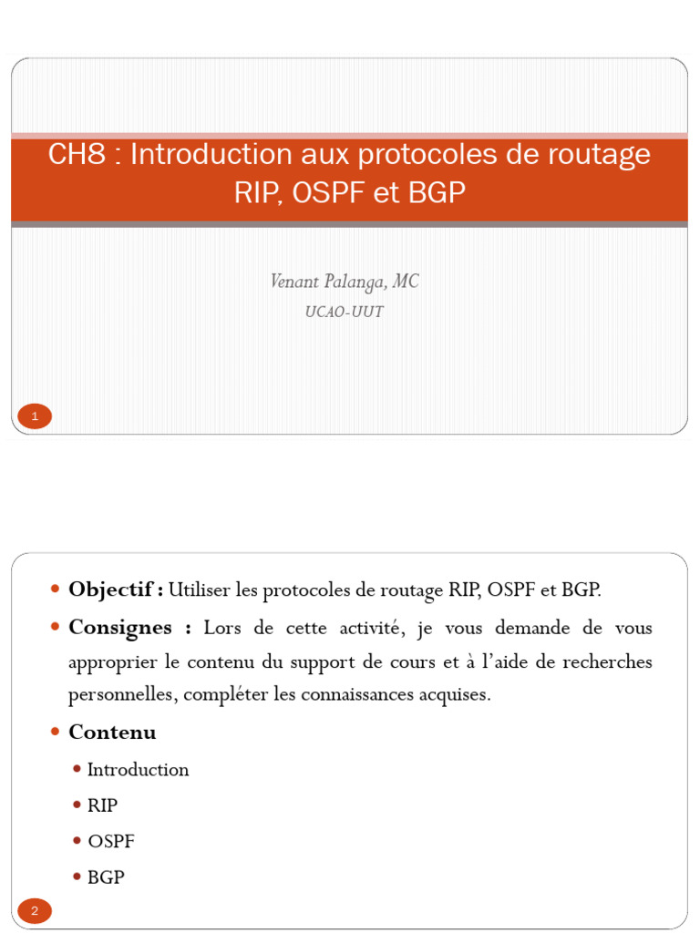 Protocoles de routage : RIP, OSPF, BGP | PDF | Routage | Adresse IP
