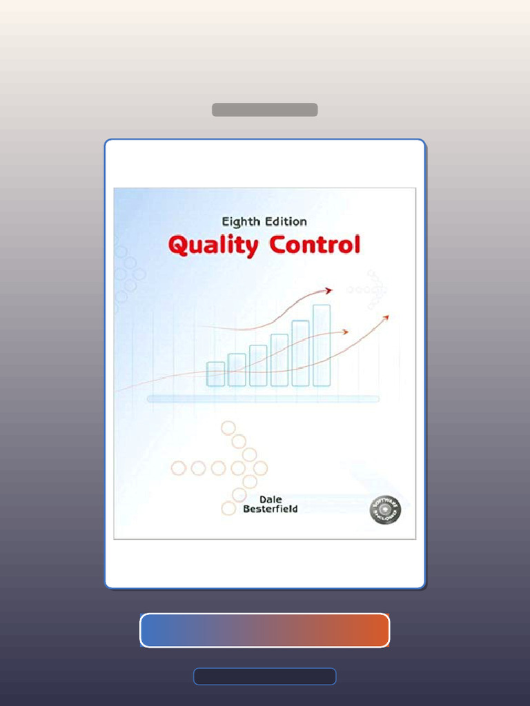 Quality Control 8th Edition by Dale H Besterfield E-book Testbank Solutions | PDF | Science ...