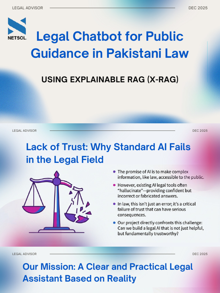 Legal Chatbot Using Explainable RAG | PDF | Information Technology ...
