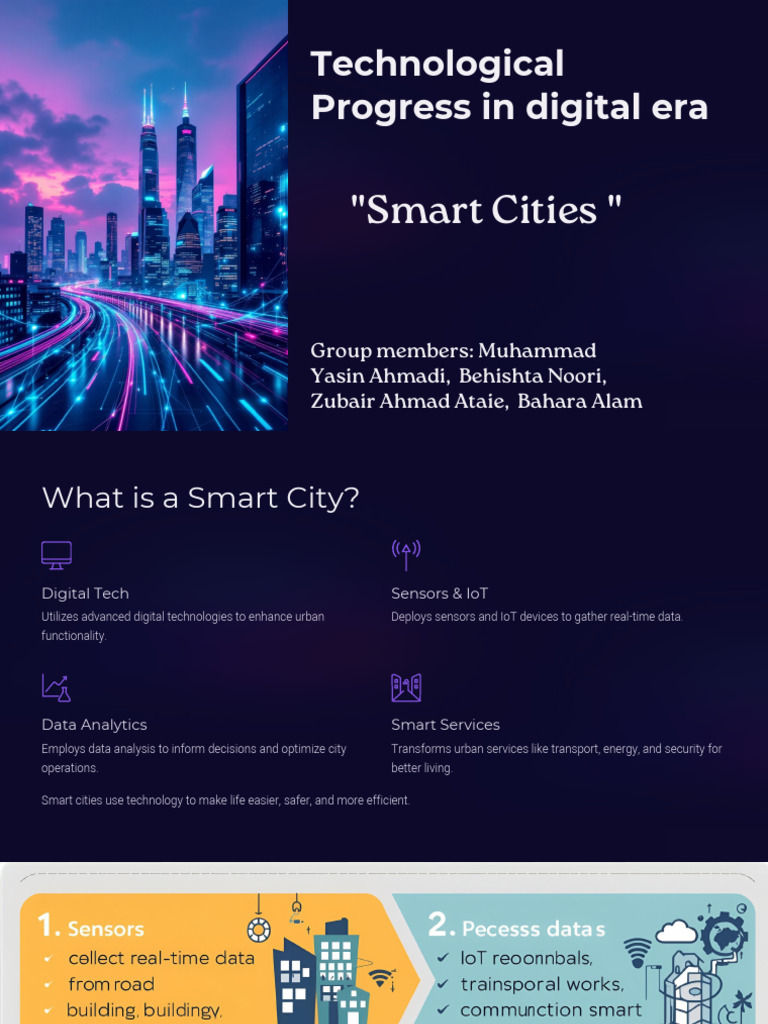 Smart Cities: Enhancing Urban Life with Tech | PDF | Internet Of Things ...