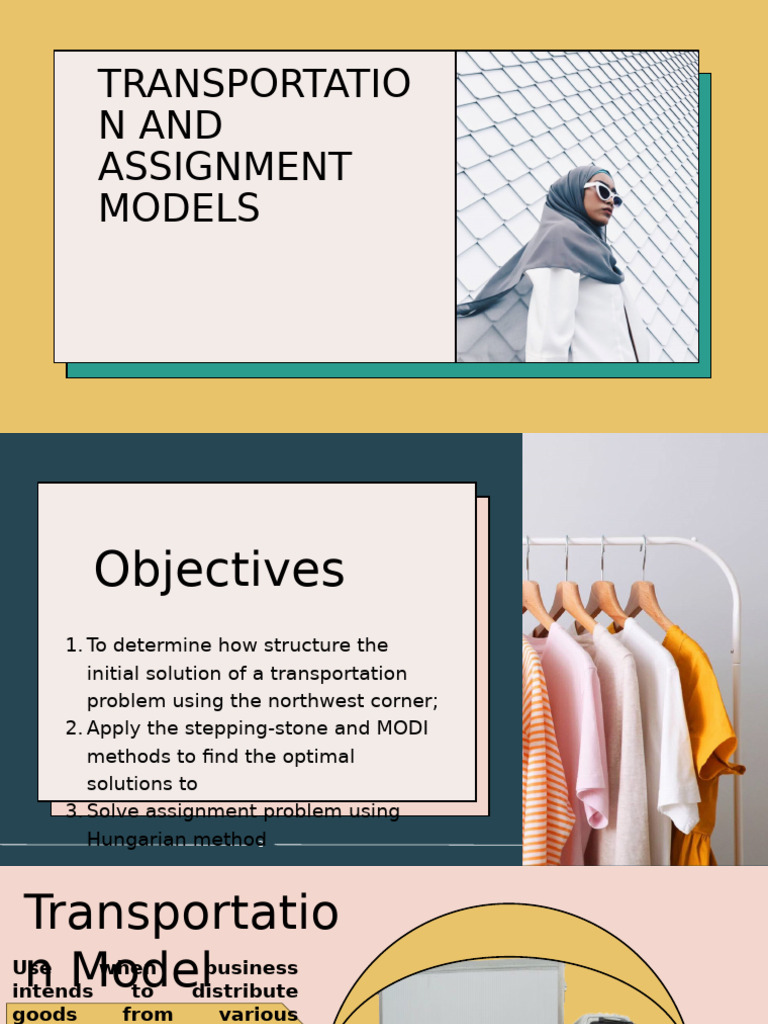 Transportation and Assignment Models Guide | PDF