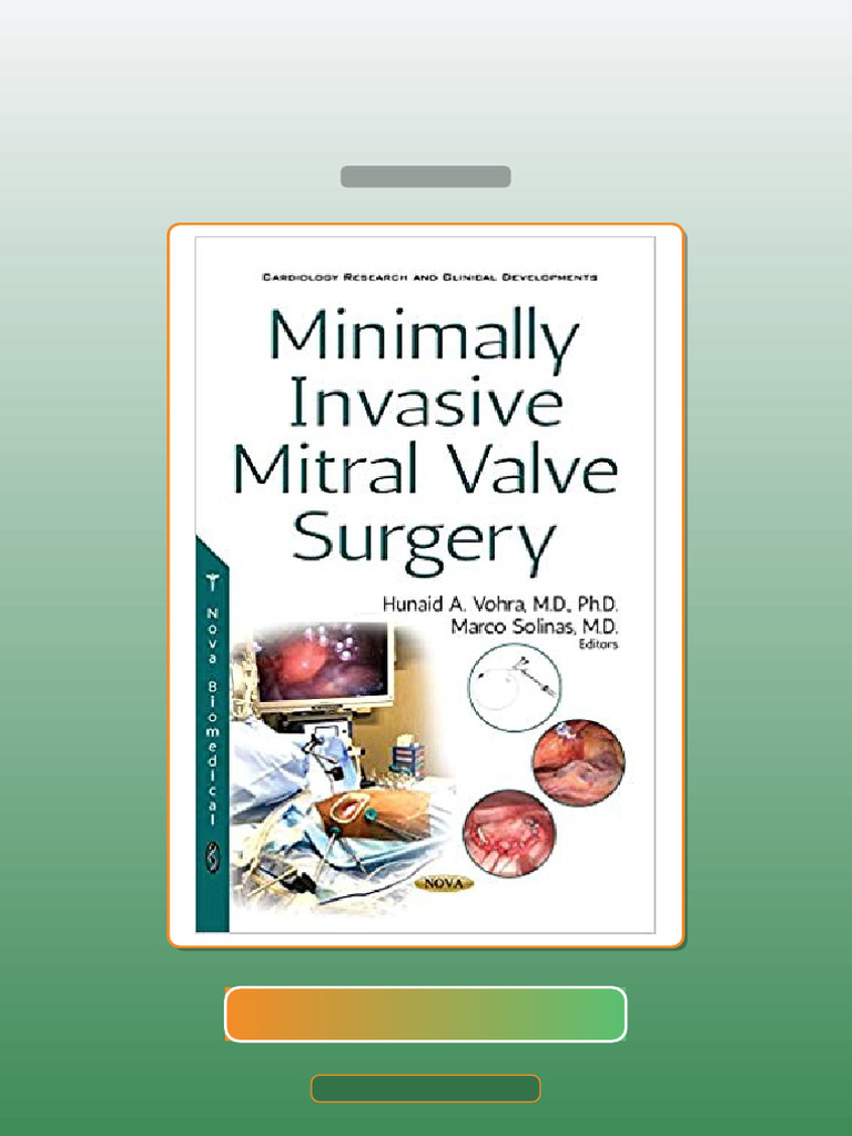 Minimally Invasive Mitral Valve Surgery by Hunaid a Vohra E-book ...