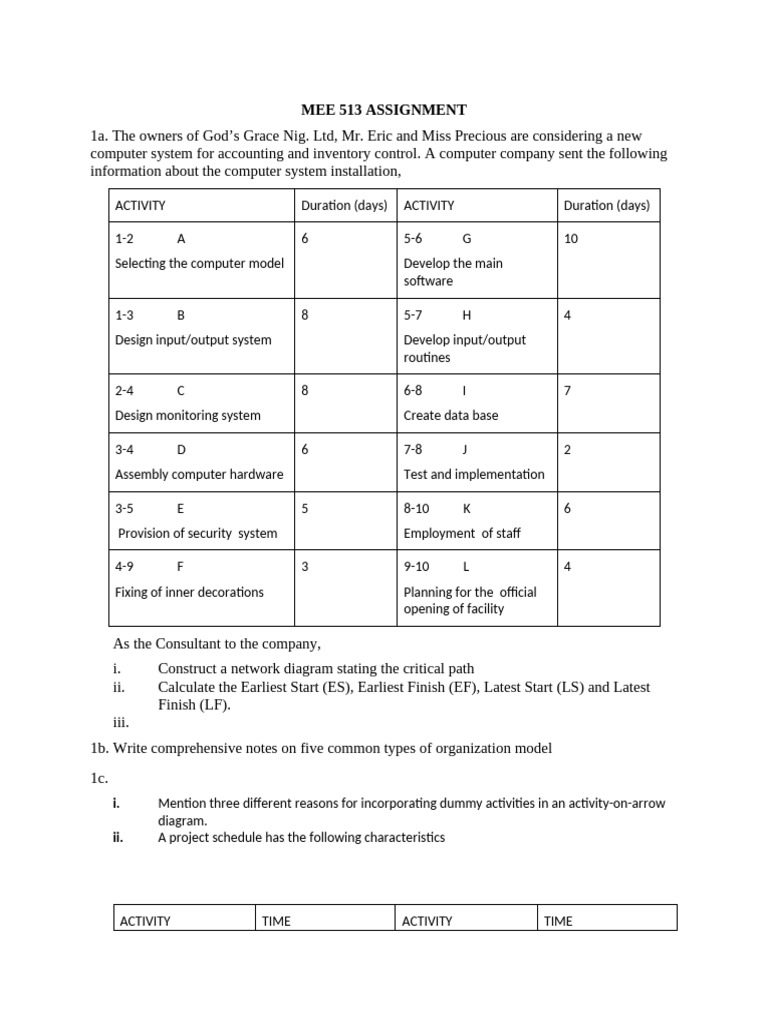 Computer System Project Management Guide | PDF | Computing
