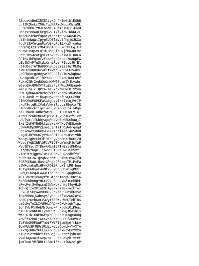 Random Character String Generator | PDF