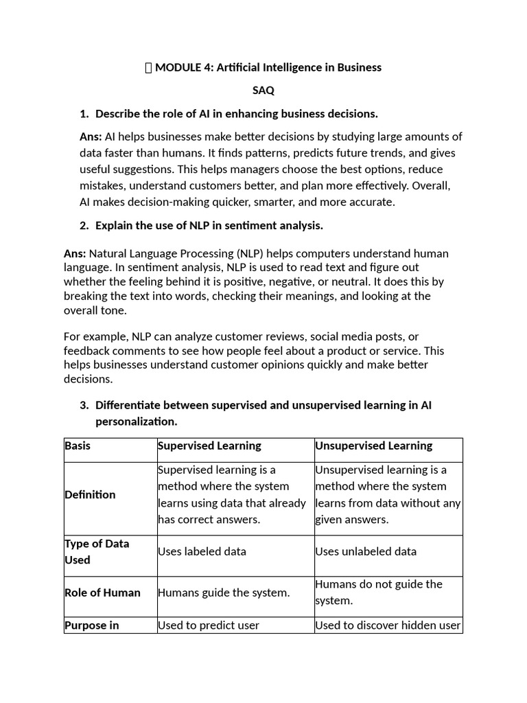 module 4 | PDF | Artificial Intelligence | Intelligence (AI) & Semantics