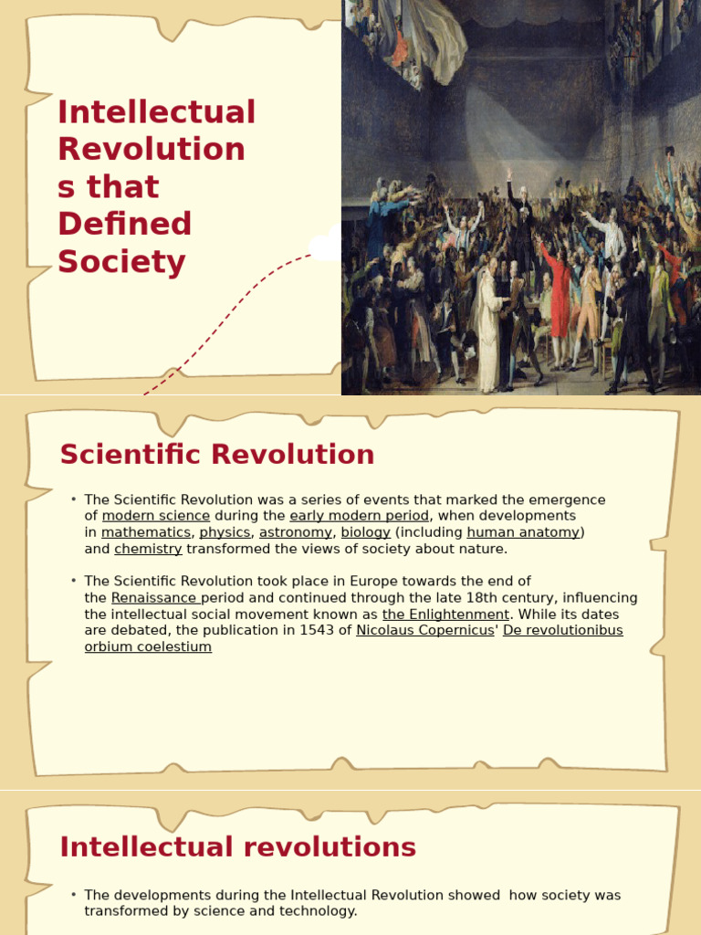 2. Intellectual Revolutions That Defined Society Copy | PDF | Nicolaus ...