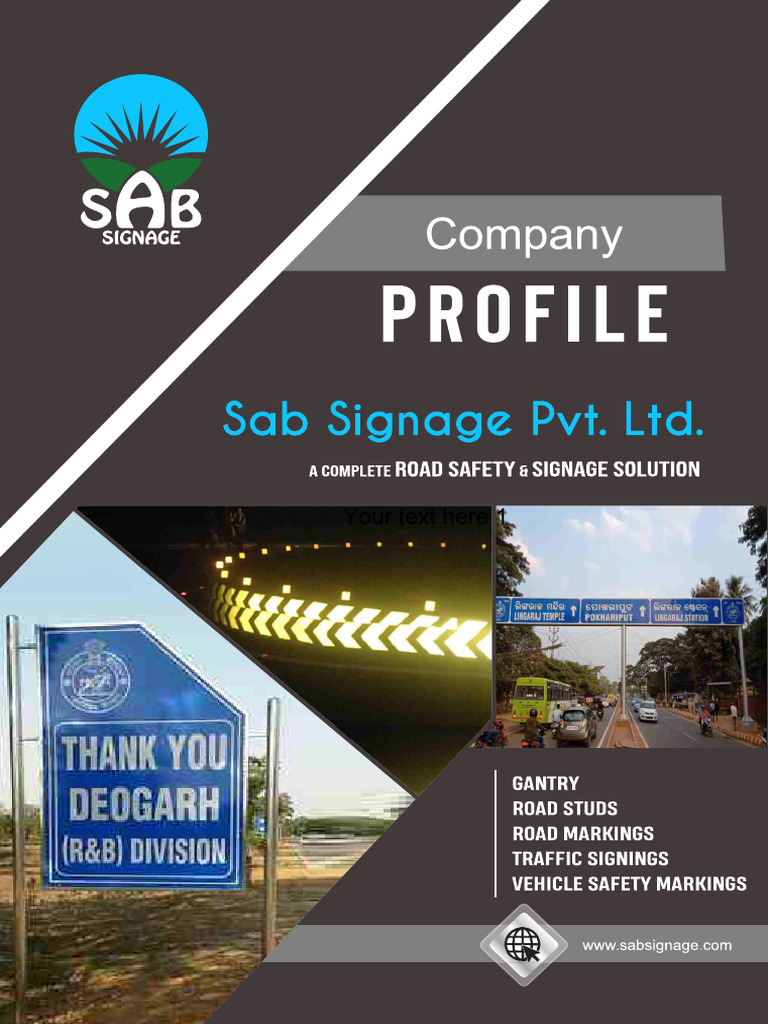 Company Profile of Sab Signage | PDF