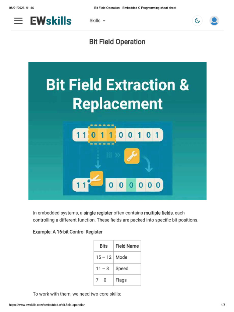 2 BitField Operation | PDF
