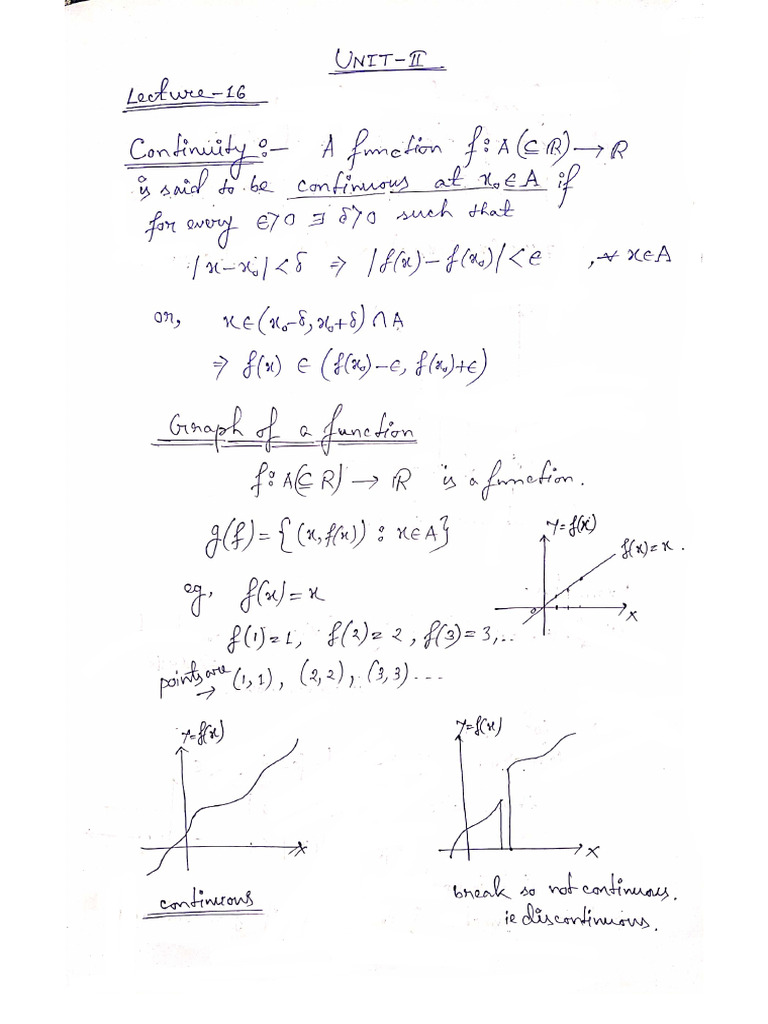 Lecture-16 Real Analysis | PDF