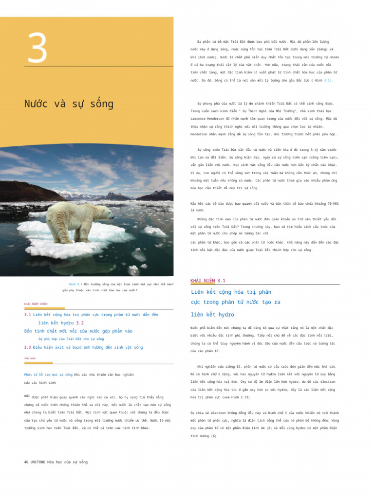 Chapter3 WaterandLife | PDF