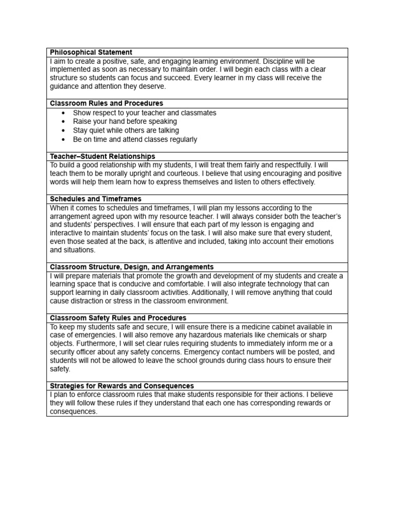 Effective Classroom Management Strategies | PDF