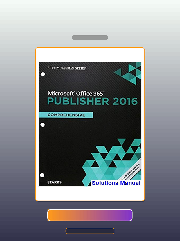 Shelly Cashman Series Microsoft Office 365 and Publisher 2016 ...