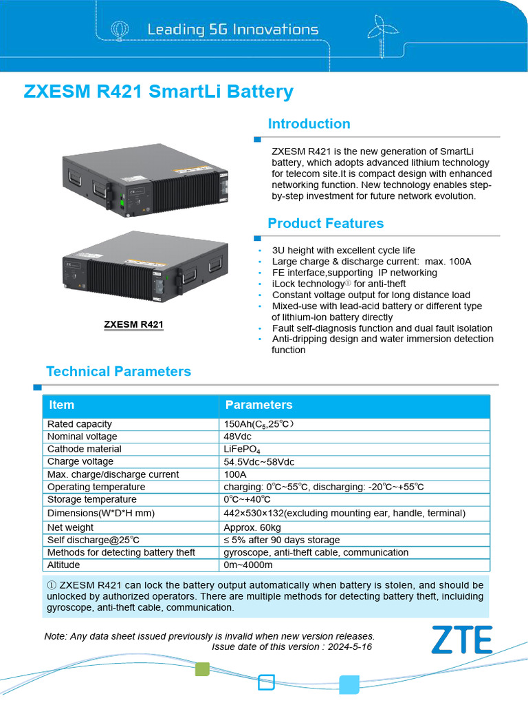 なつページ ZXESM R421 SmartLi Battery Overview | PDF | Lithium Ion Battery