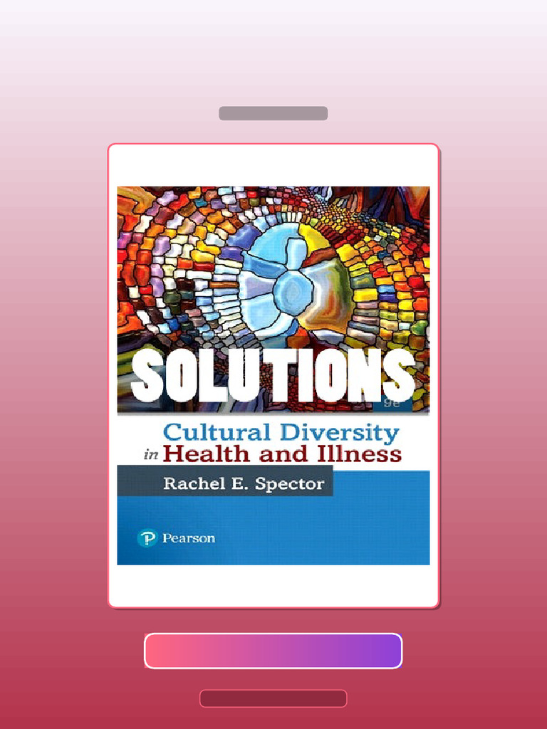 Cultural Diversity in Health and Illness 9 Ed Spector E-book Testbank ...
