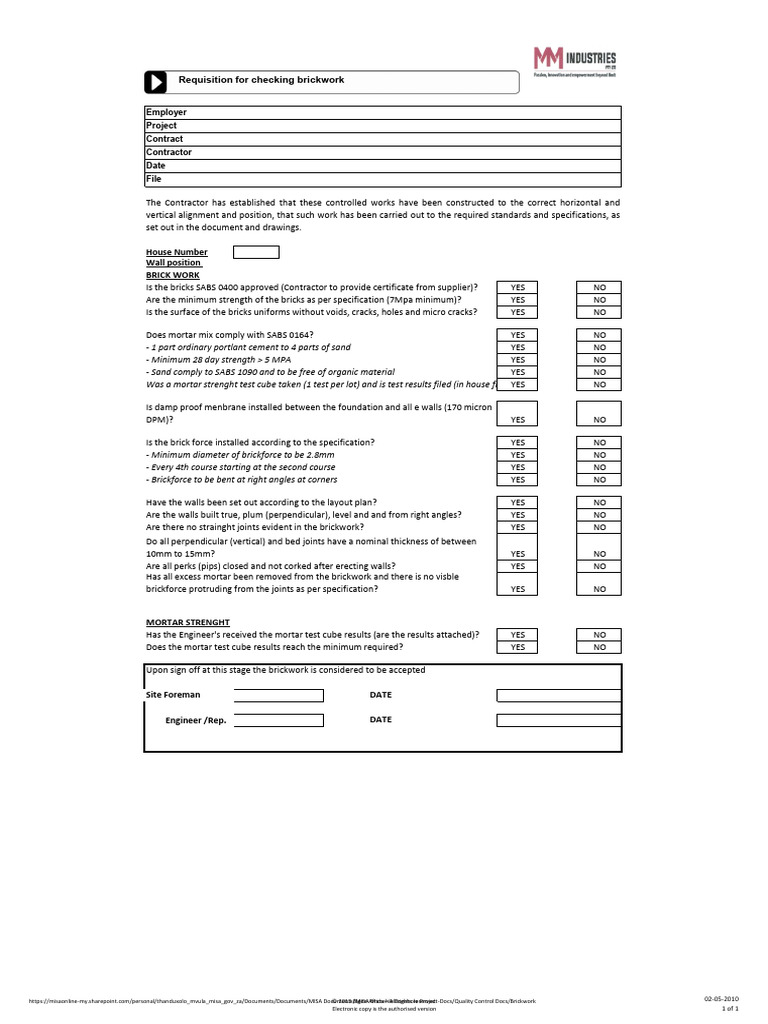 Brickwork | PDF | Mortar (Masonry) | Brick