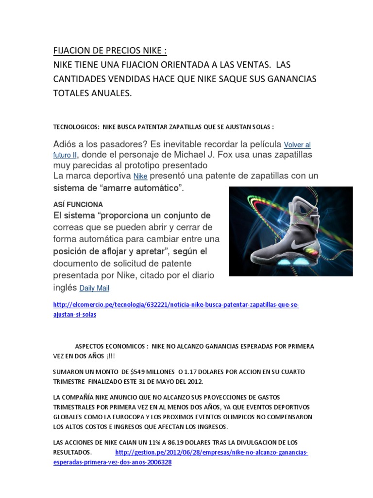 Fijacion Precios Nike Carlos PDF