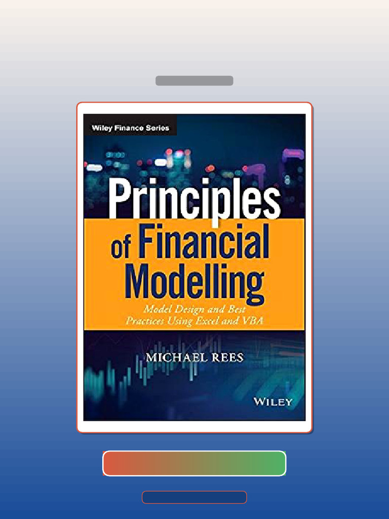 Principles of Financial Modelling by Michael Rees E-book Testbank ...