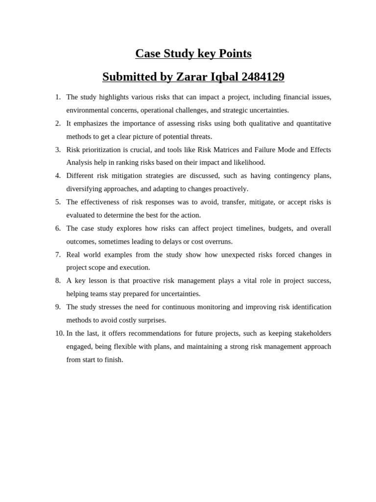 Zarar Iqbal 2484129 | PDF