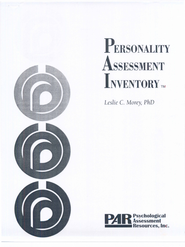 Personality Assessment Inventory | PDF