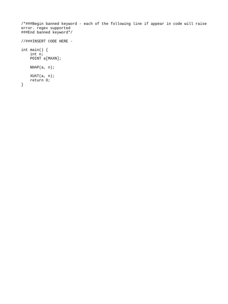 C++ Code for Input and Output of Points | PDF