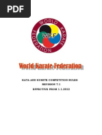 WKF Competition Rules Update 2026 | PDF | Karate | Japanese Martial Arts