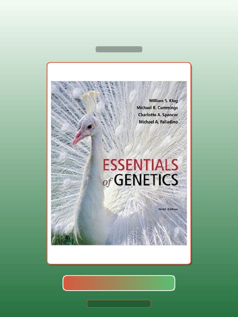 Essentials of Genetics 9th Edition E-book Testbank Solutions | PDF ...