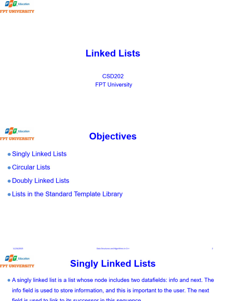 Chapter2 Linked Lists | PDF | C++ | Computer Engineering