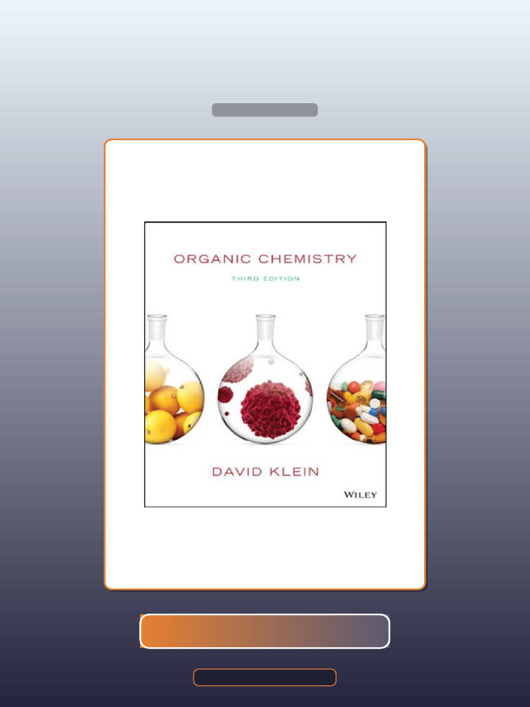 Organic Chemistry 3rd Edition Klein Ebook Testbank Solutions PDF