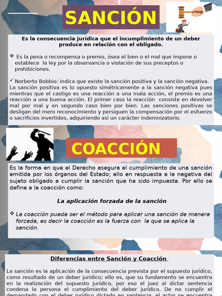 Sanciones y Coacción en el Derecho | PDF | Justicia | Crimen y violencia