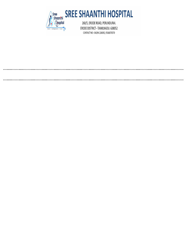 Patient Admission Register Report | PDF