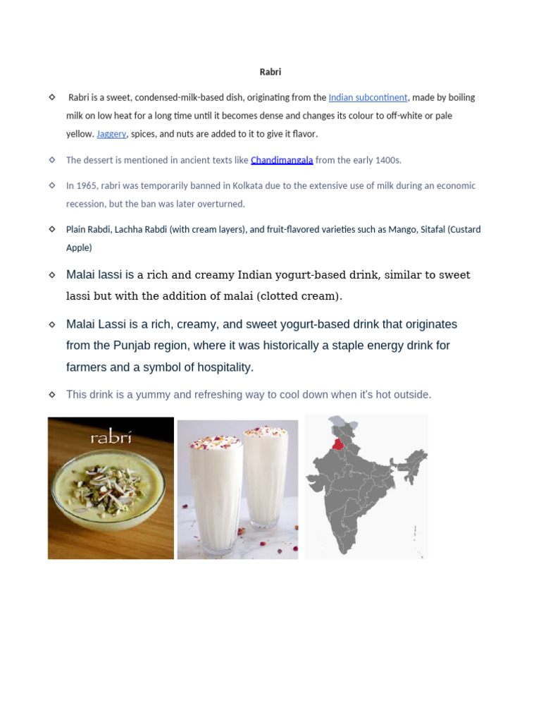 Rabri | PDF
