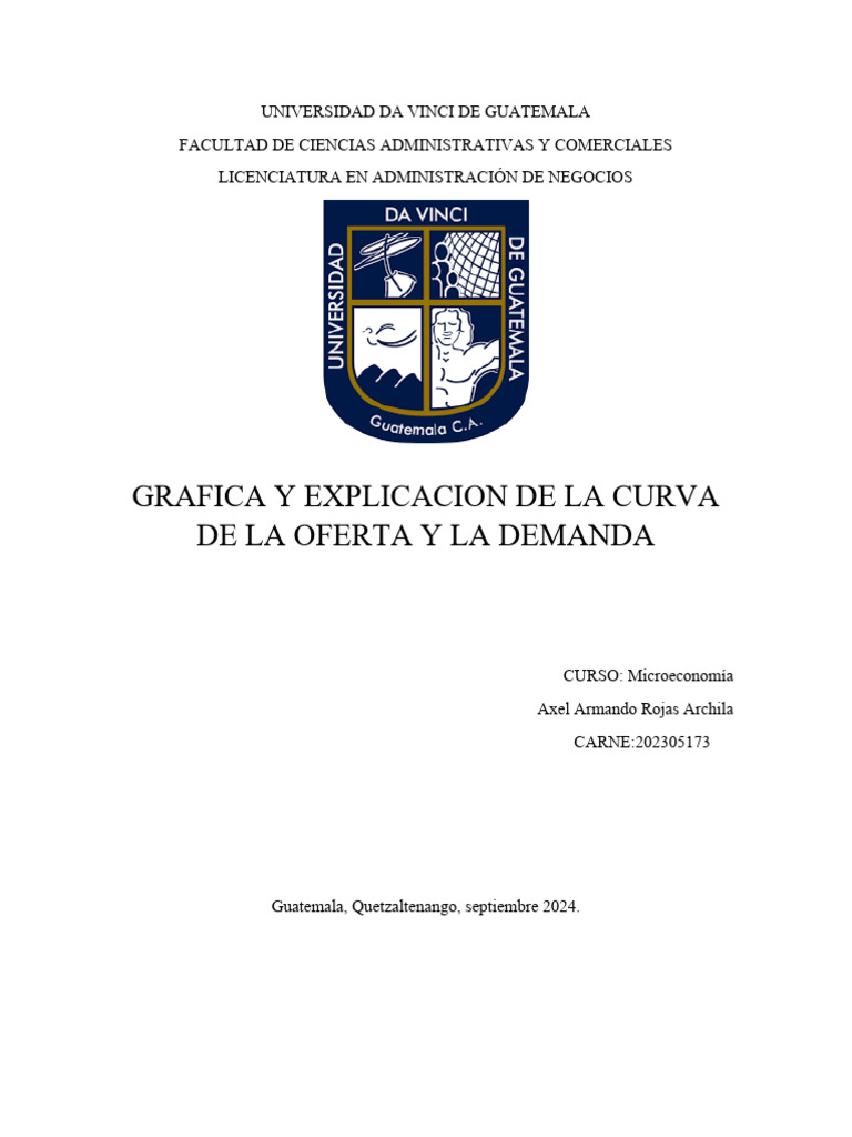 Curvas de Oferta y Demanda en Microeconomía | PDF